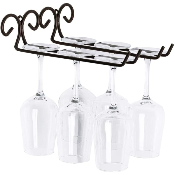 1 stk. Jernvægmonteret Vinglasholder Vintage Footed Glass