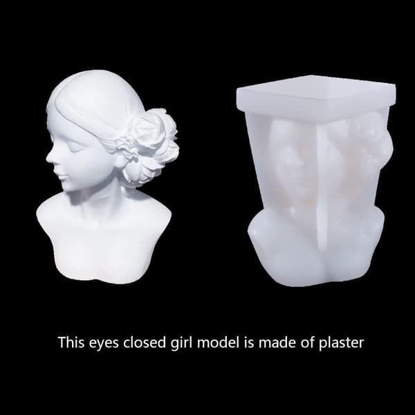 3D silikonlysform 3D silikonlysform for kvinne, hjemmelaget kunstform
