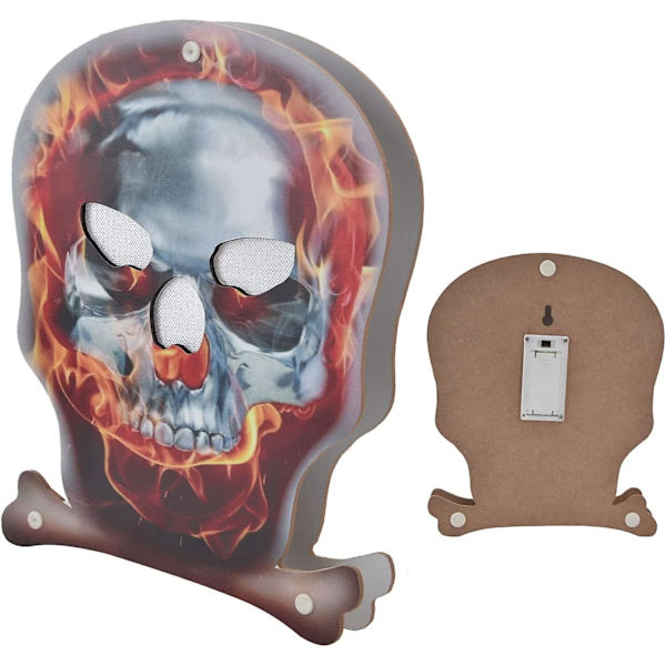 Skelettljus, LED-Halloweenljus i form av dödskalle, mini bärbar