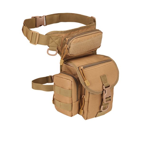 Herr Drop Leg Bag Multifunktionell Verktygsväska Vattentät Canvas Hikin