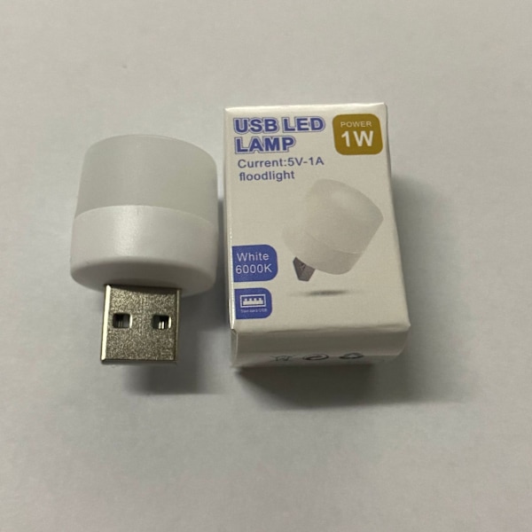 Varm skrivebordslampe LED-læselampe med USB-stik til bærbar computer