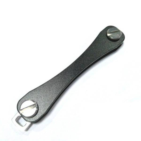 Kompakt nyckelhållare och organizer (upp till 8 nycklar, svart) -