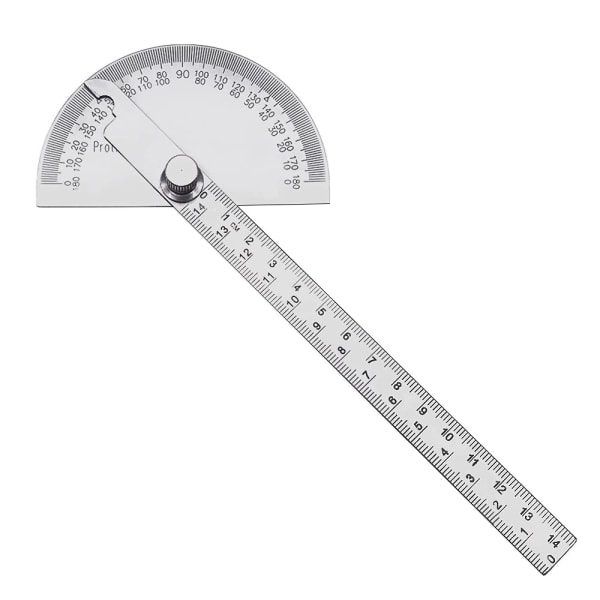 180 Degree Protractor, Adjustable Angle Ruler for Drawing and Me