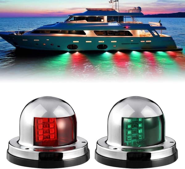 2 kpl 12V veneen navigointivalot LED keulavalot