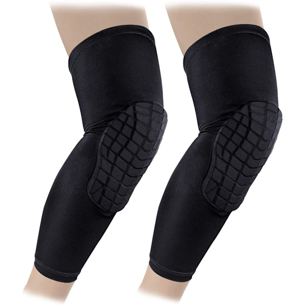 Benvärmare Stretchable Knäskydd Lårskydd, 1 par（xl）,Knä