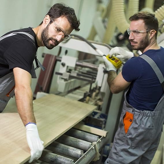 6-pack transparenta skyddsglasögon - skyddsglasögon med plastrem