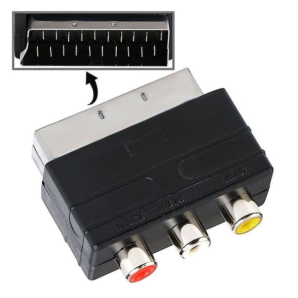 A/V - 20-pinninen uros SCART-sovitin