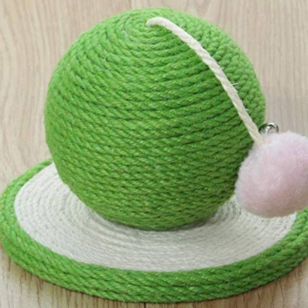 Kattens kloreleke, Sisal ball bordplate klorestativ, Interaktiv S