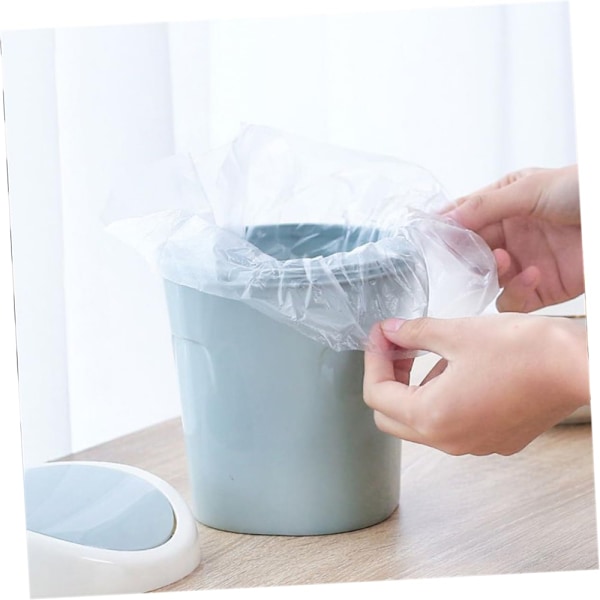 3 Avfallsbøtter i plast, liten skrivebordsavfallsbøtte med roterende lokk
