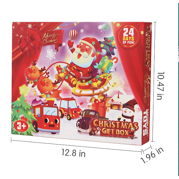 Adventskalender, 24 Dagars Nedräkningskalender, Julkalender Leksak, Jul Blind Box, Jul Nyhet Leksak Style 12