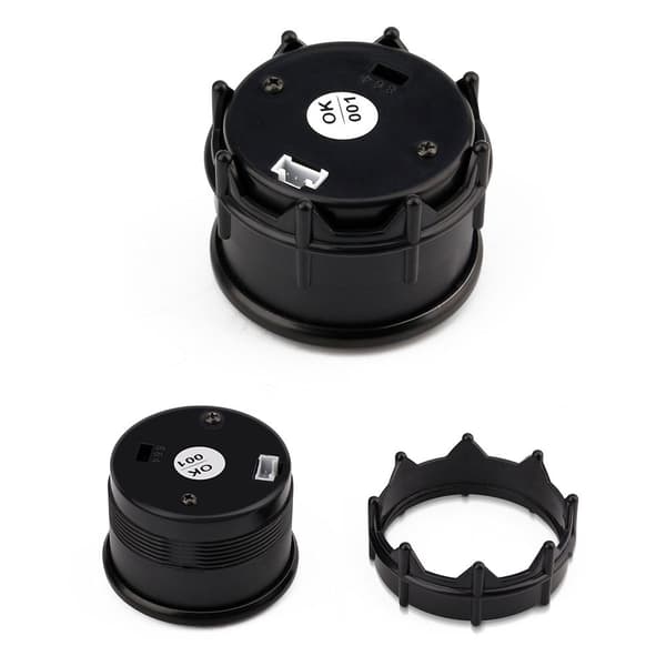 52mm sort bil 1 stk. Digital motor blå omdrejningstæller