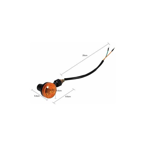 4 stk. 12V Universal Motorcykel Blinklys Orange
