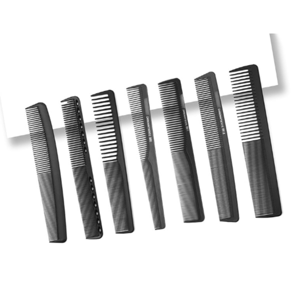 2 Pack Hair Comb Premium ubrydelig carbonkam til Hair and Be
