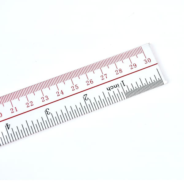 Obrytbart linjal 30cm 3 stycken Kontorsmaterial Skolmaterial