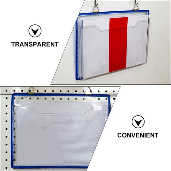 A4 Hängmappsficka - transparent - pappersbredd får inte överstiga 300 mm