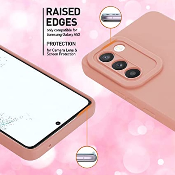Rosa , Samsung S22 5G case med kameraskydd, hög kvalitet