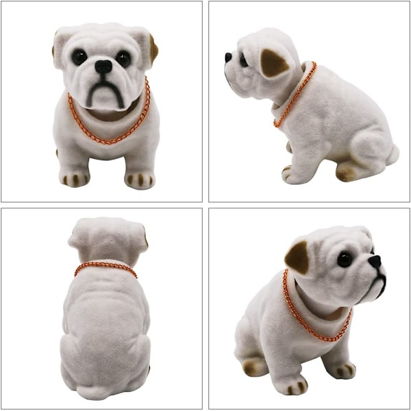 Bobble Head, Bildekoration Nickande Hundprydnader Hög Emula
