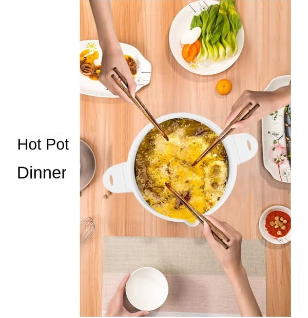 Sammenleggbar elektrisk komfyrpotte Multifunksjonell Mini Hot Rice Stud