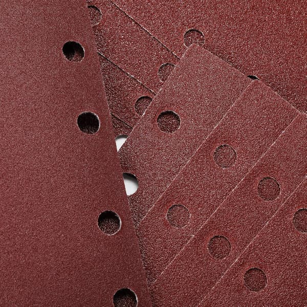 40-pak Orbital Sander Sanding Sheets 93 x 185 mm, 8 hull, 60/80