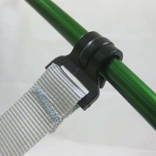 20 stk. sorte, One Size 19*20*14mm, unisex telthager i plast til voksne