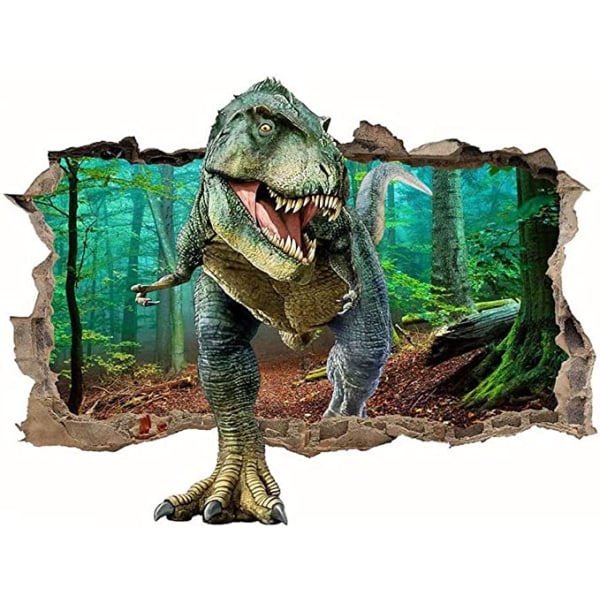 Dinosaurusseinätarrat Rikkinäiset 3D-koristeelliset seinätarrat irrotettavat
