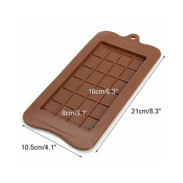 Choklad Silikon Dessertform - 24*2 Rutnät - 2 st