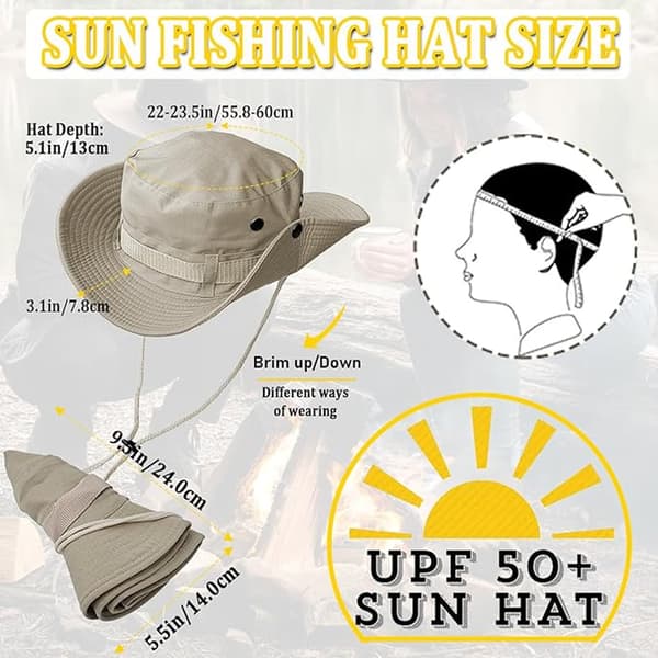 Andningsbar skyddande meshkeps - Khaki - 1 st