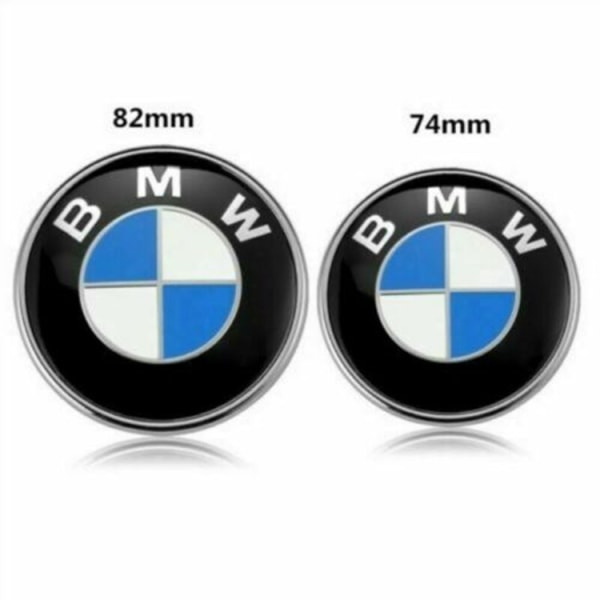 2-pack - Navkapslar Huv Emblemer 51148132375 - Ersättning 82mm/74mm