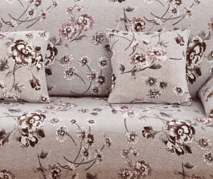 Sofaovertræk 2 Personers 140-180cm Blomster Sofaovertræk med Armlæn Mo
