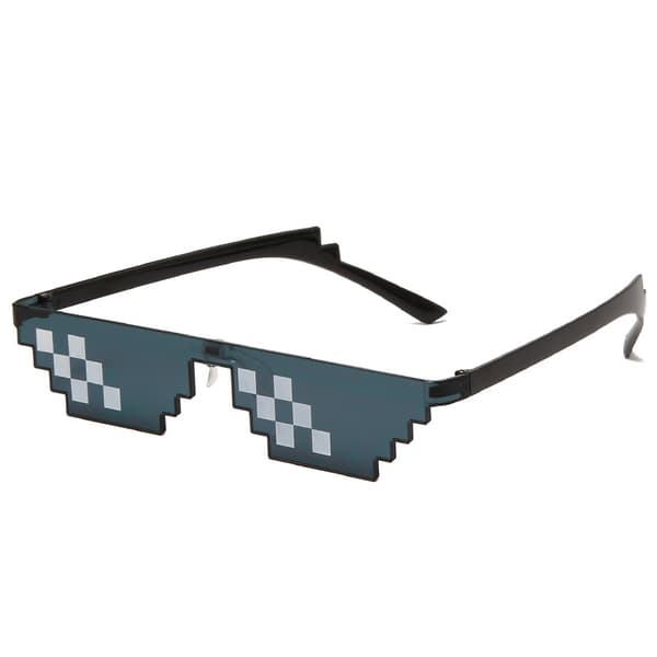 Premium Thug Life Pixelated Unisex Aurinkolasit Mosaic with Him ML