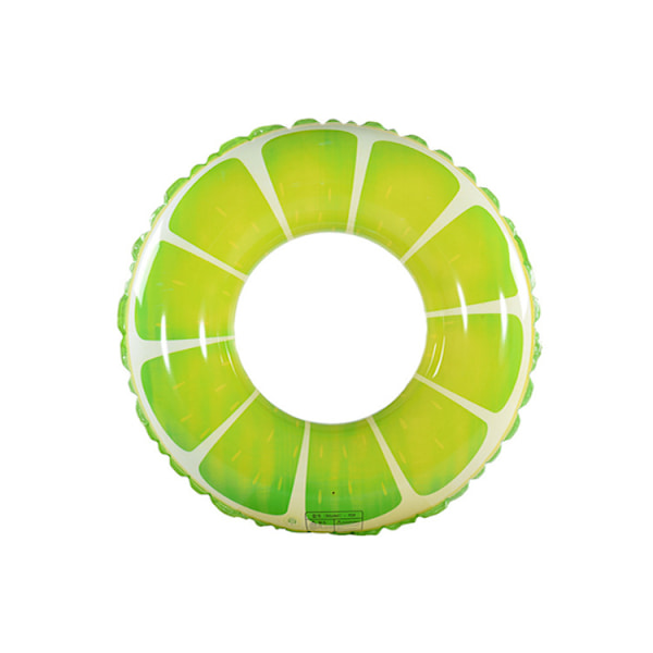 3-pakning fruktbasseng flytende vannmelon kiwi oransje sitron svømming