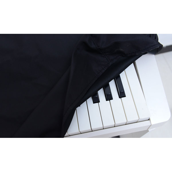 Klaver Keyboard Cover (Sort, Til 61 Tangenter), Strækbar Komposit