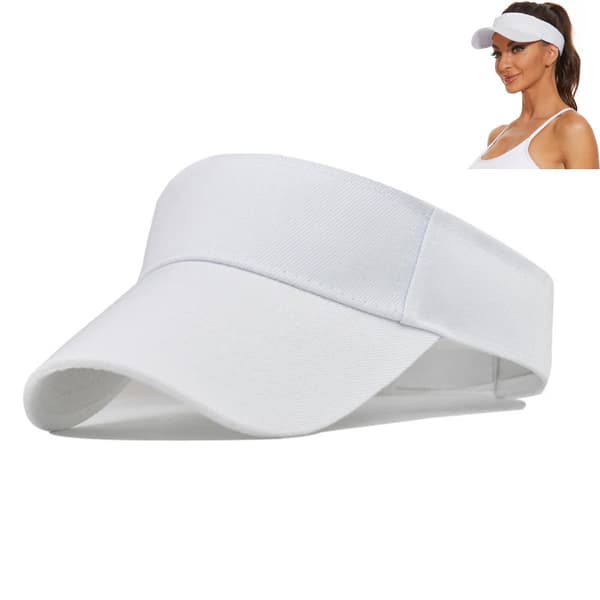 Solhatt - Vit - Dam/Herr - Huvudomkrets 55-60cm