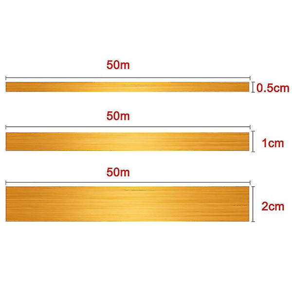 Keramisk flis muggsoppsikret gap tape flis gap tetningsbånd vanntett folie stripe sølv gullfelger（S）