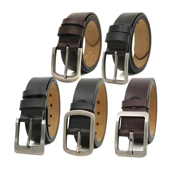 38mm Full Hide Lærbelte med Vintage-Stil Spenne