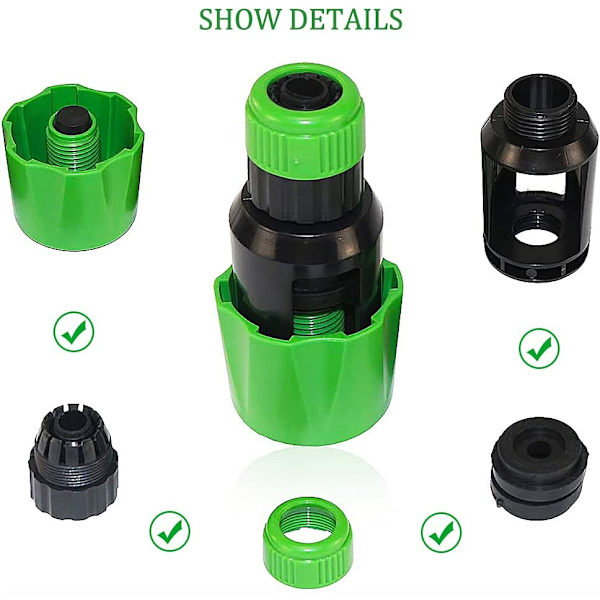 Universal hane adapter, 2 stk. haneforbindelse, justerbar pla