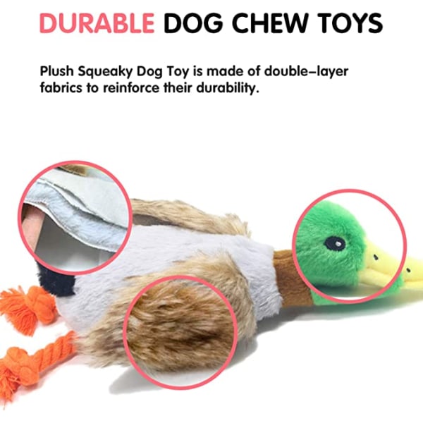 Hundelegetøj, interaktivt tyggetøj til hvalpe, plys-lydlegetøj til Do