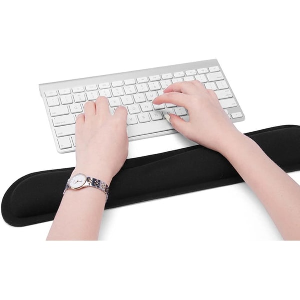 Handledsstöd, Gel Gaming Keyboard Mat Pad, Ergonomisk minnesskum K