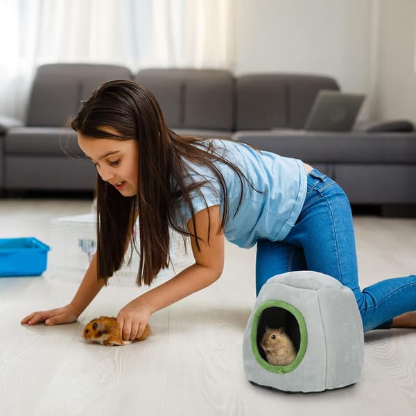 2 st Guinea Pig Bed Cozy Hamster Bur H
