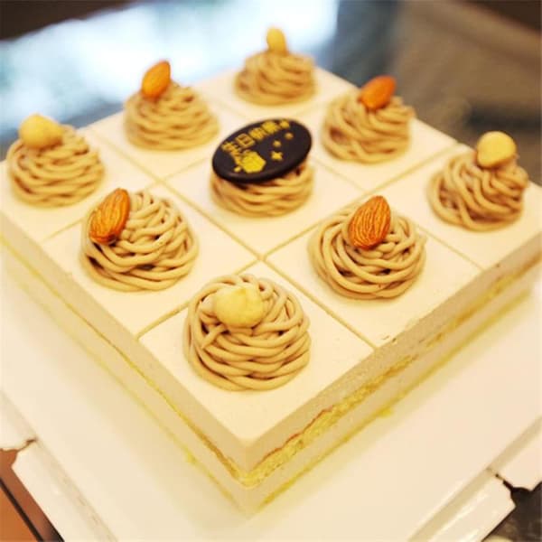 Sæt med 2 3 rustfrie ståldyser til kage fondant glasur cupcak