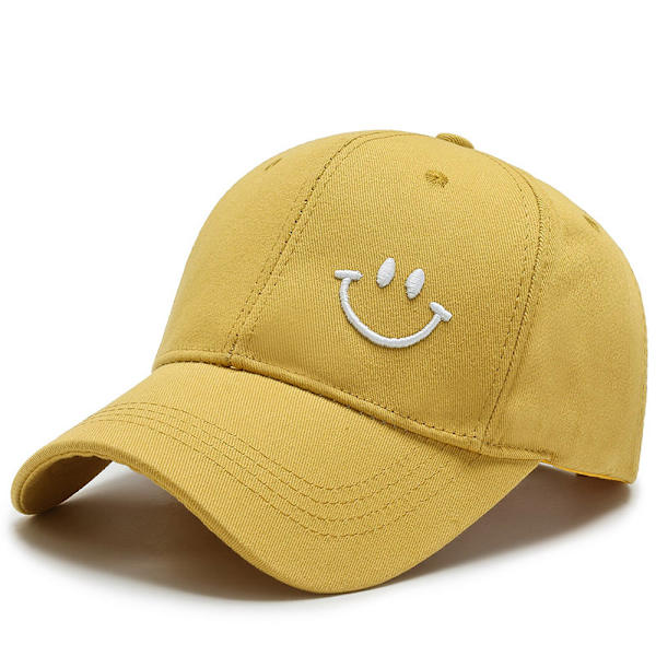 Basebollkeps, Anti-sol basebollkeps i bomull, Män Kvinnor Dam Sommar Unisex Justerbar yellow
