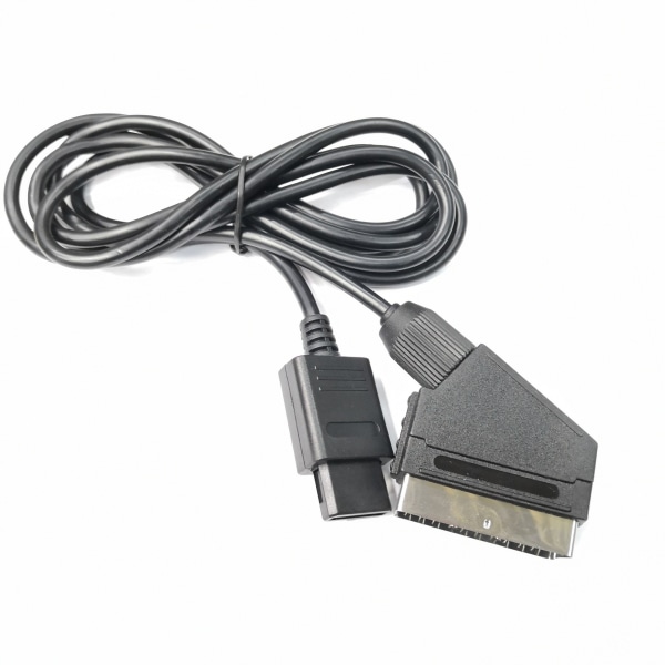 RGB-kabel (SCART) for Gamecube og SNES (Super nintendo) n64 (ni