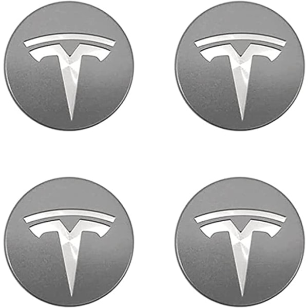 4 stk 56 mm auto navkapsler til Tesla Model3 MODELXMODEL S, hjul Ce