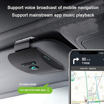 Bluetooth-bilsett SP09 Trådløs Bluetooth-høyttaler Handsfree-bil