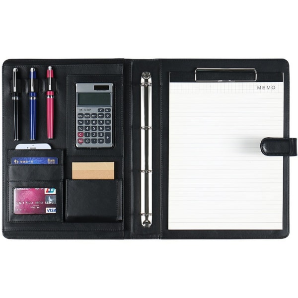 Portfölj för Office Document Holder PU Business Diary File Folde