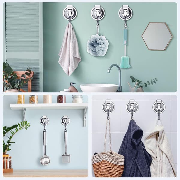 2 stk. Heavy Duty Vakuum Sug Kopper Specialiseret til Kitche