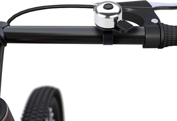 1 st cykelklocka i aluminium (silver)