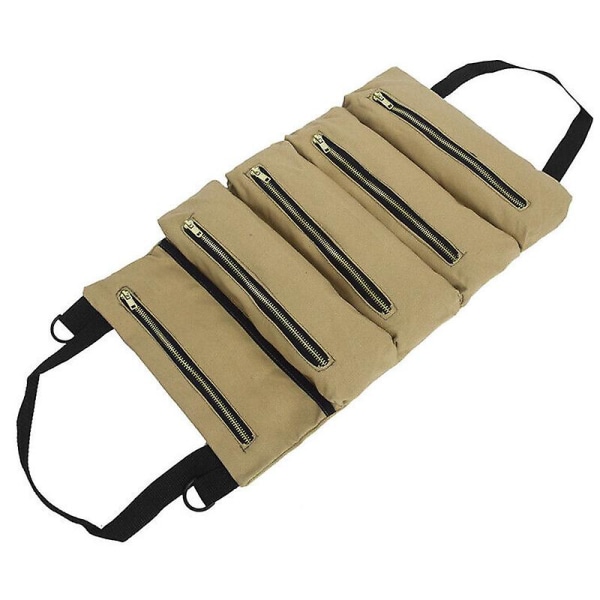 Multi Use Tool Roll Up Zip Bag Skiftenøkkel Verktøy Pouch Organizer