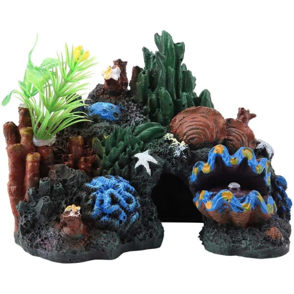 Akvaarion koristelu Figuriini Maisema Hartsiluola Aquatic De