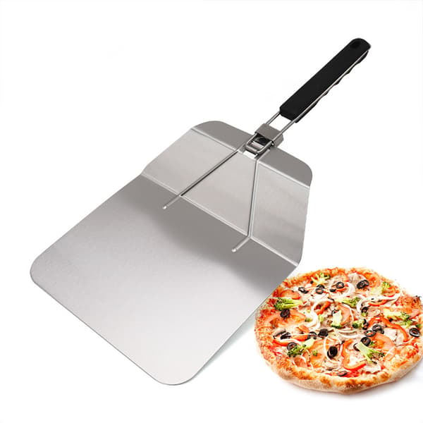430 Rustfrit Stål - Hjem Med Håndtag Rustfrit Stål Pizza Hjul